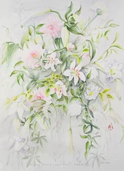 Hochzeitsblumen für Louisa und Robert, 1993